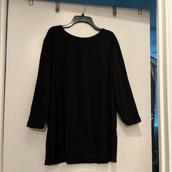 Black Top (Size Large / New Without Tags) - Picture 2 of 10